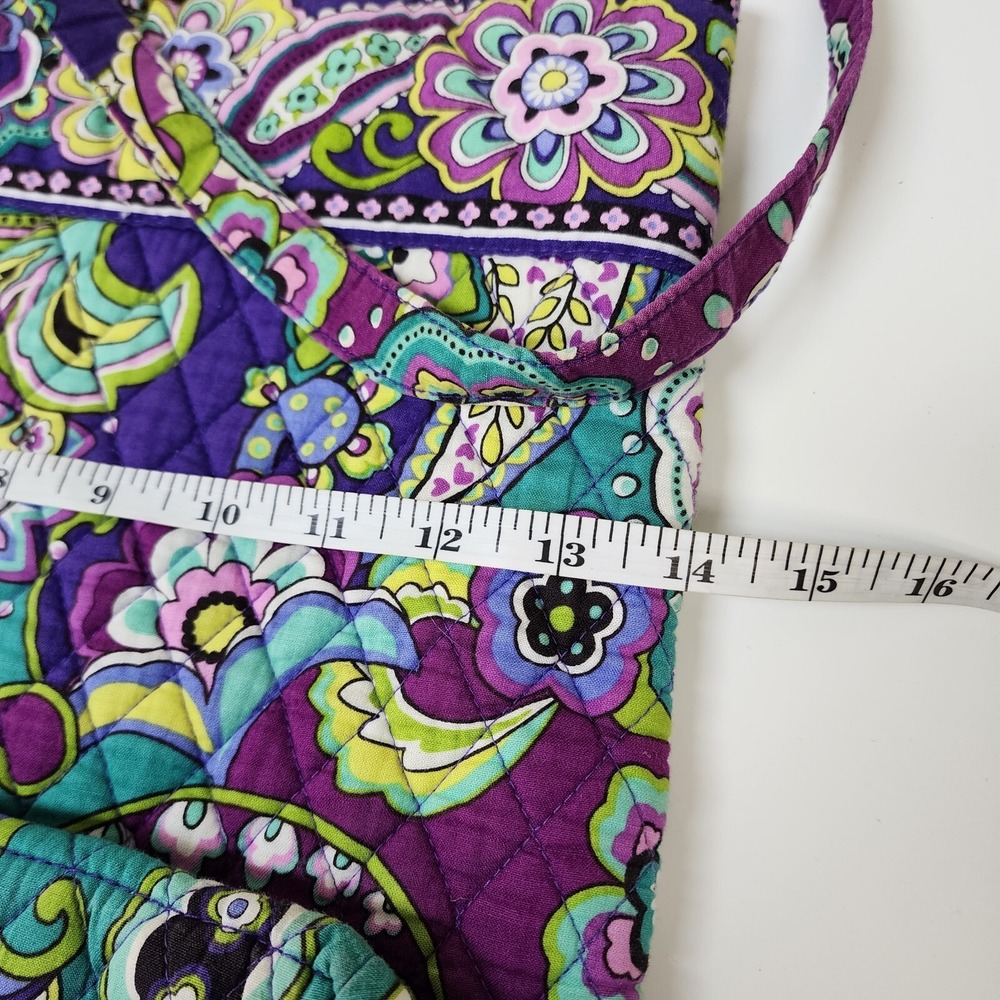 Vera Bradley Heather Paisley Toggle Tote Bag - Picture 7 of 10